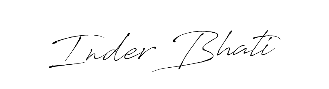 You can use this online signature creator to create a handwritten signature for the name Inder Bhati. This is the best online autograph maker. Inder Bhati signature style 6 images and pictures png