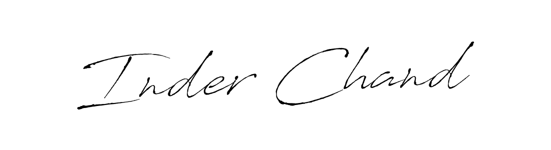 It looks lik you need a new signature style for name Inder Chand. Design unique handwritten (Antro_Vectra) signature with our free signature maker in just a few clicks. Inder Chand signature style 6 images and pictures png