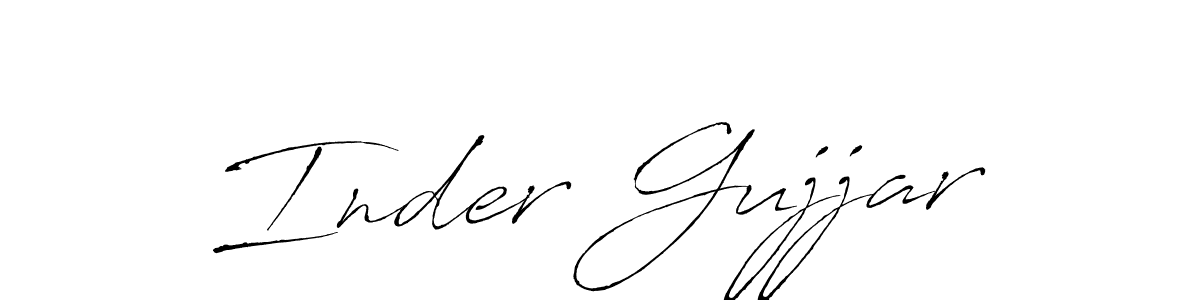 This is the best signature style for the Inder Gujjar name. Also you like these signature font (Antro_Vectra). Mix name signature. Inder Gujjar signature style 6 images and pictures png