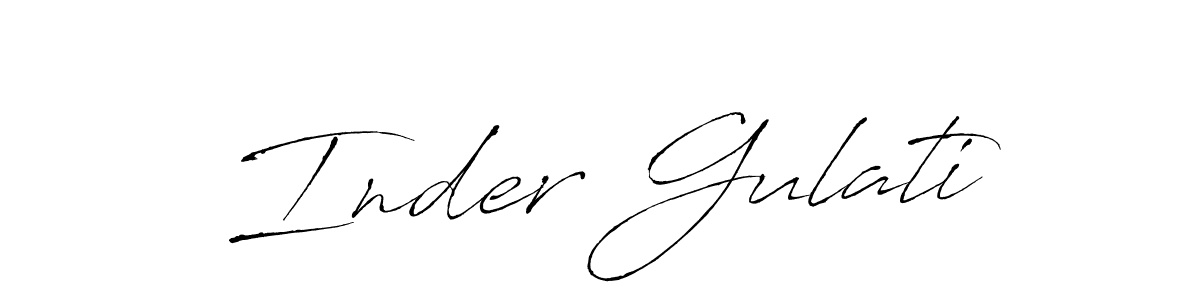 Also You can easily find your signature by using the search form. We will create Inder Gulati name handwritten signature images for you free of cost using Antro_Vectra sign style. Inder Gulati signature style 6 images and pictures png