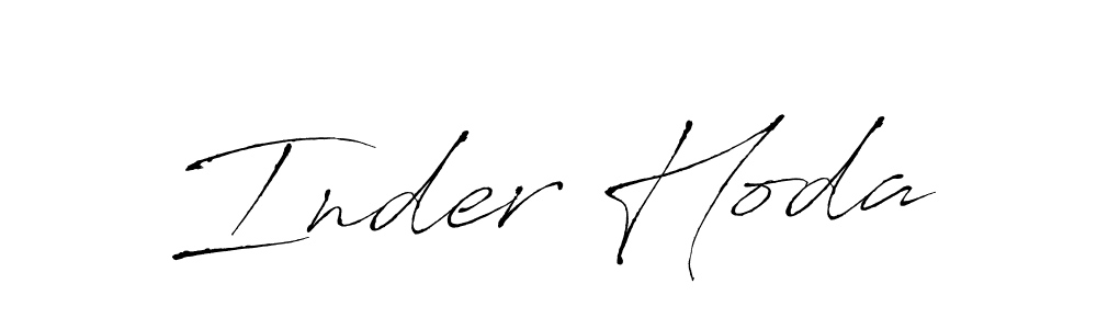 Best and Professional Signature Style for Inder Hoda. Antro_Vectra Best Signature Style Collection. Inder Hoda signature style 6 images and pictures png