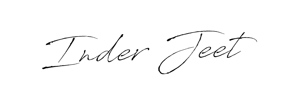 You should practise on your own different ways (Antro_Vectra) to write your name (Inder Jeet) in signature. don't let someone else do it for you. Inder Jeet signature style 6 images and pictures png