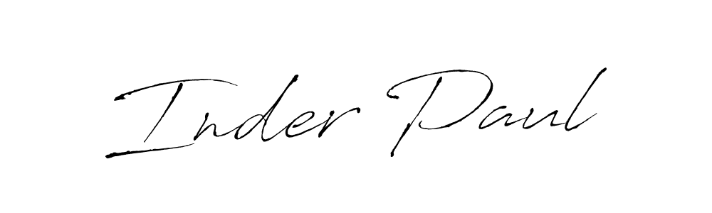 if you are searching for the best signature style for your name Inder Paul. so please give up your signature search. here we have designed multiple signature styles  using Antro_Vectra. Inder Paul signature style 6 images and pictures png