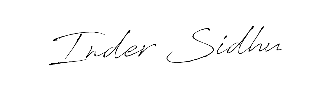 The best way (Antro_Vectra) to make a short signature is to pick only two or three words in your name. The name Inder Sidhu include a total of six letters. For converting this name. Inder Sidhu signature style 6 images and pictures png