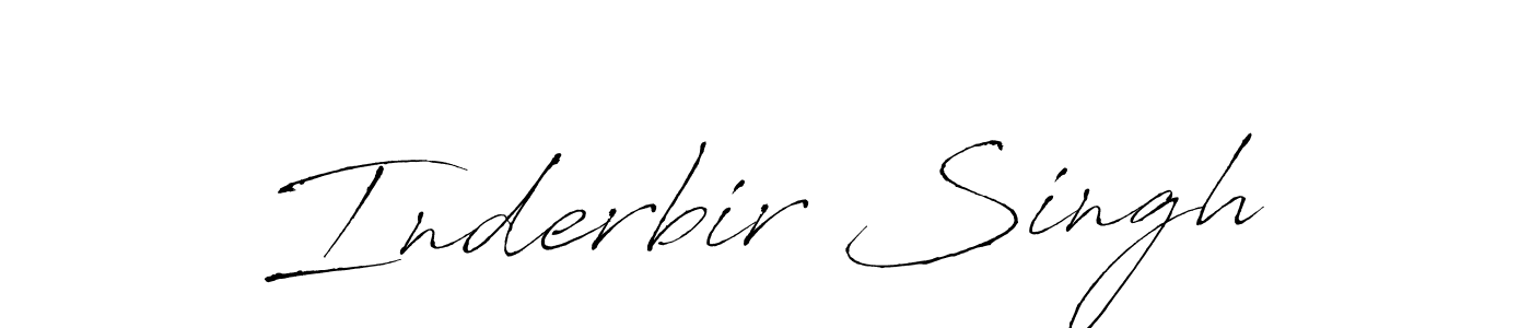 How to make Inderbir Singh signature? Antro_Vectra is a professional autograph style. Create handwritten signature for Inderbir Singh name. Inderbir Singh signature style 6 images and pictures png