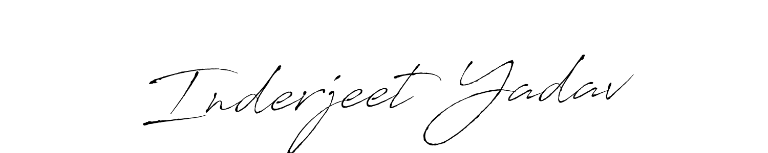 Antro_Vectra is a professional signature style that is perfect for those who want to add a touch of class to their signature. It is also a great choice for those who want to make their signature more unique. Get Inderjeet Yadav name to fancy signature for free. Inderjeet Yadav signature style 6 images and pictures png