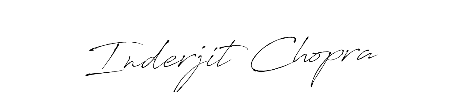 Use a signature maker to create a handwritten signature online. With this signature software, you can design (Antro_Vectra) your own signature for name Inderjit Chopra. Inderjit Chopra signature style 6 images and pictures png