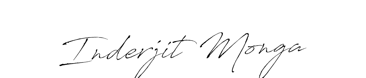 if you are searching for the best signature style for your name Inderjit Monga. so please give up your signature search. here we have designed multiple signature styles  using Antro_Vectra. Inderjit Monga signature style 6 images and pictures png