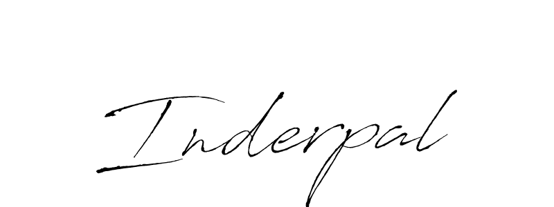 Create a beautiful signature design for name Inderpal. With this signature (Antro_Vectra) fonts, you can make a handwritten signature for free. Inderpal signature style 6 images and pictures png