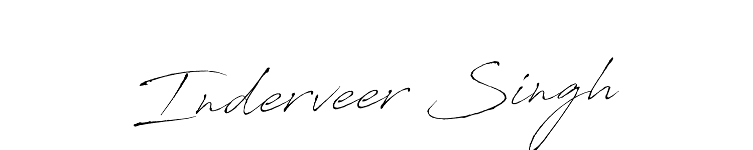 Inderveer Singh stylish signature style. Best Handwritten Sign (Antro_Vectra) for my name. Handwritten Signature Collection Ideas for my name Inderveer Singh. Inderveer Singh signature style 6 images and pictures png