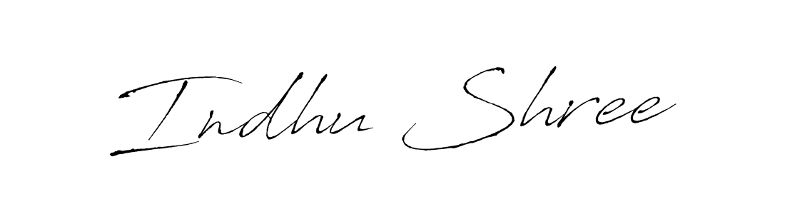 How to make Indhu Shree signature? Antro_Vectra is a professional autograph style. Create handwritten signature for Indhu Shree name. Indhu Shree signature style 6 images and pictures png