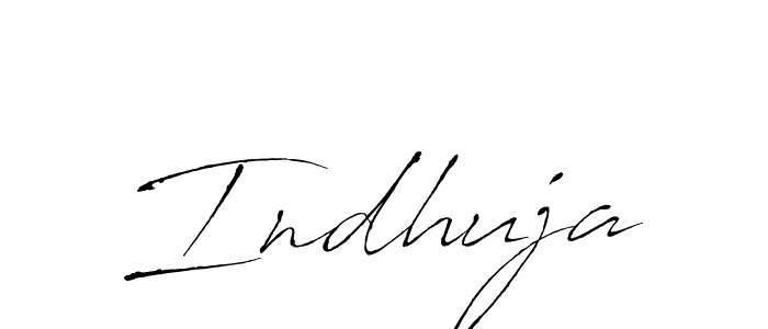 How to make Indhuja signature? Antro_Vectra is a professional autograph style. Create handwritten signature for Indhuja name. Indhuja signature style 6 images and pictures png