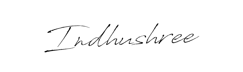 How to make Indhushree signature? Antro_Vectra is a professional autograph style. Create handwritten signature for Indhushree name. Indhushree signature style 6 images and pictures png