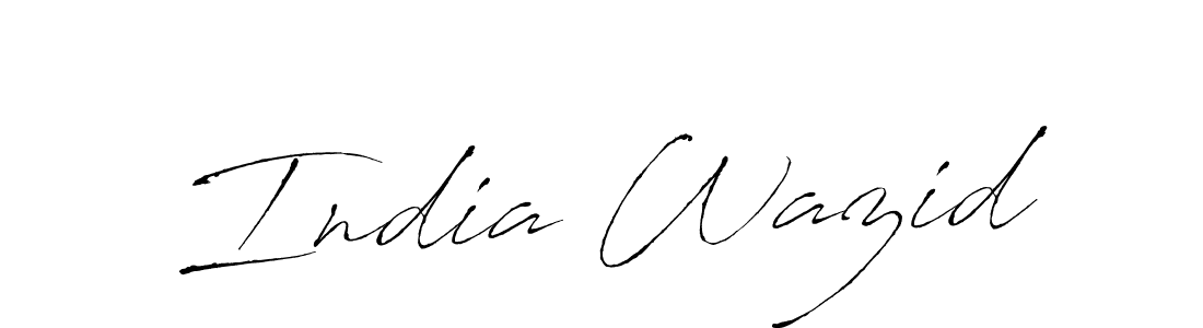 How to Draw India Wazid signature style? Antro_Vectra is a latest design signature styles for name India Wazid. India Wazid signature style 6 images and pictures png
