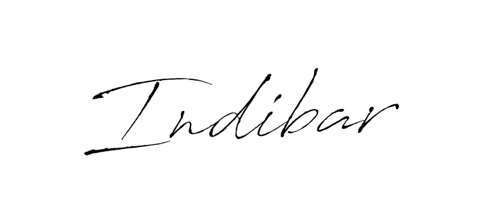 Create a beautiful signature design for name Indibar. With this signature (Antro_Vectra) fonts, you can make a handwritten signature for free. Indibar signature style 6 images and pictures png