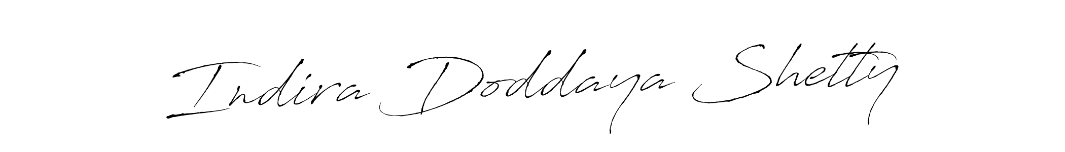 Use a signature maker to create a handwritten signature online. With this signature software, you can design (Antro_Vectra) your own signature for name Indira Doddaya Shetty. Indira Doddaya Shetty signature style 6 images and pictures png