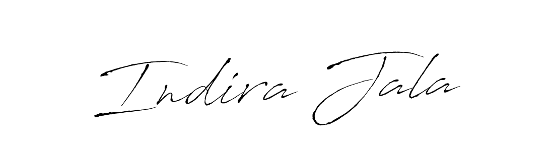 Indira Jala stylish signature style. Best Handwritten Sign (Antro_Vectra) for my name. Handwritten Signature Collection Ideas for my name Indira Jala. Indira Jala signature style 6 images and pictures png