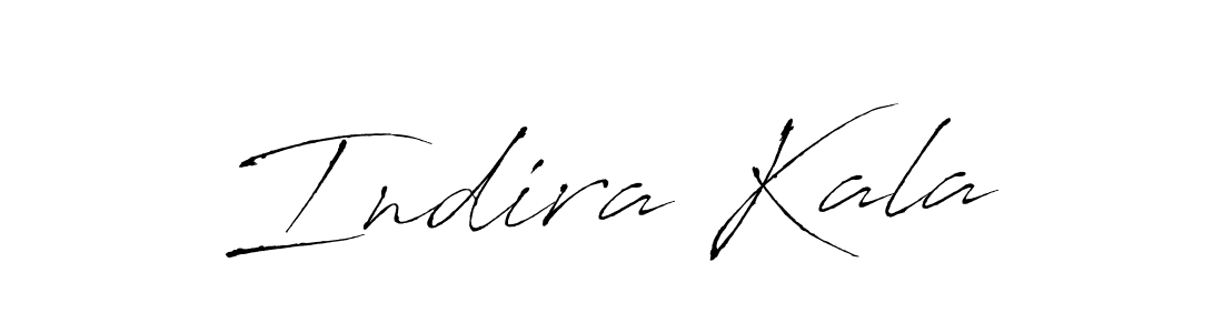 Make a beautiful signature design for name Indira Kala. With this signature (Antro_Vectra) style, you can create a handwritten signature for free. Indira Kala signature style 6 images and pictures png