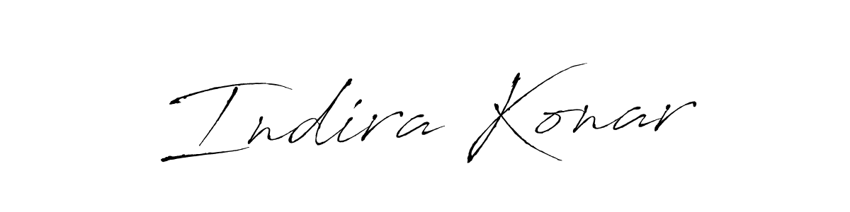 How to make Indira Konar signature? Antro_Vectra is a professional autograph style. Create handwritten signature for Indira Konar name. Indira Konar signature style 6 images and pictures png