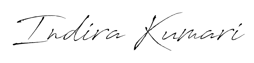 The Antro_Vectra font gives name Indira Kumari a signature that looks effortless yet distinguished. Download high-res PNG instantly. Indira Kumari signature style 6 images and pictures png
