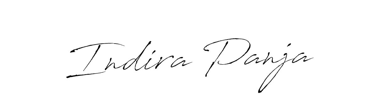 Design your own signature with our free online signature maker. With this signature software, you can create a handwritten (Antro_Vectra) signature for name Indira Panja. Indira Panja signature style 6 images and pictures png