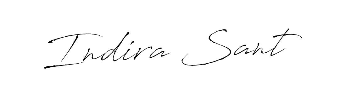 Make a beautiful signature design for name Indira Sant. Use this online signature maker to create a handwritten signature for free. Indira Sant signature style 6 images and pictures png