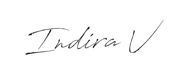 Also we have Indira V name is the best signature style. Create professional handwritten signature collection using Antro_Vectra autograph style. Indira V signature style 6 images and pictures png