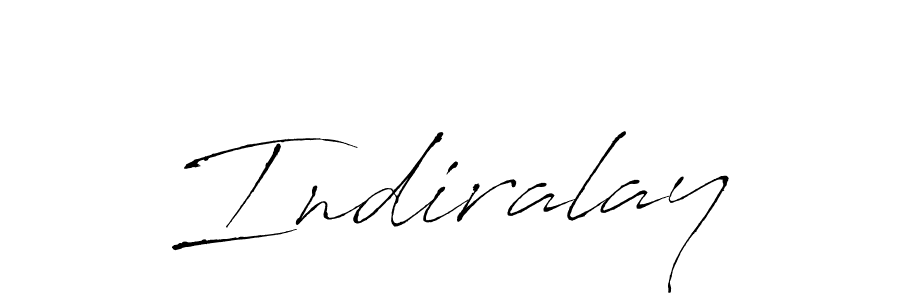Design your own signature with our free online signature maker. With this signature software, you can create a handwritten (Antro_Vectra) signature for name Indiralay. Indiralay signature style 6 images and pictures png