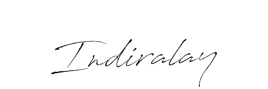 Use a signature maker to create a handwritten signature online. With this signature software, you can design (Antro_Vectra) your own signature for name Indiralay. Indiralay signature style 6 images and pictures png