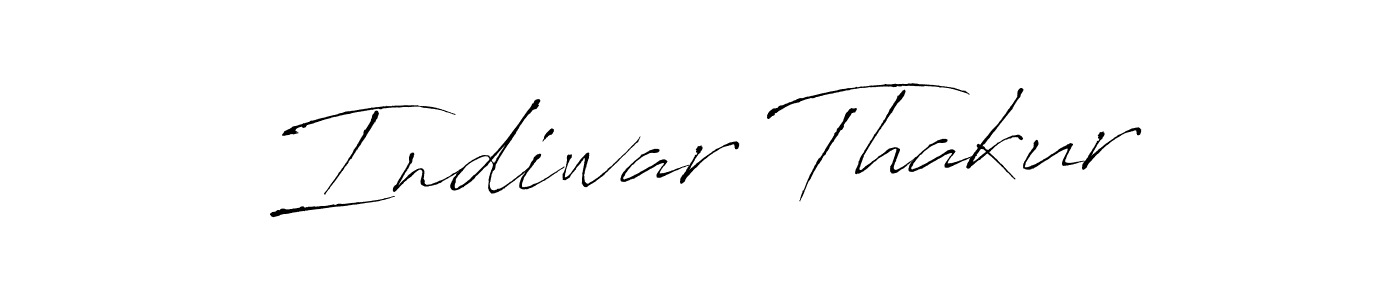 Design your own signature with our free online signature maker. With this signature software, you can create a handwritten (Antro_Vectra) signature for name Indiwar Thakur. Indiwar Thakur signature style 6 images and pictures png