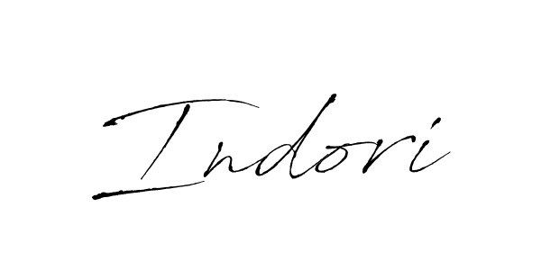 Create a beautiful signature design for name Indori. With this signature (Antro_Vectra) fonts, you can make a handwritten signature for free. Indori signature style 6 images and pictures png