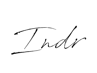 Also we have Indr name is the best signature style. Create professional handwritten signature collection using Antro_Vectra autograph style. Indr signature style 6 images and pictures png