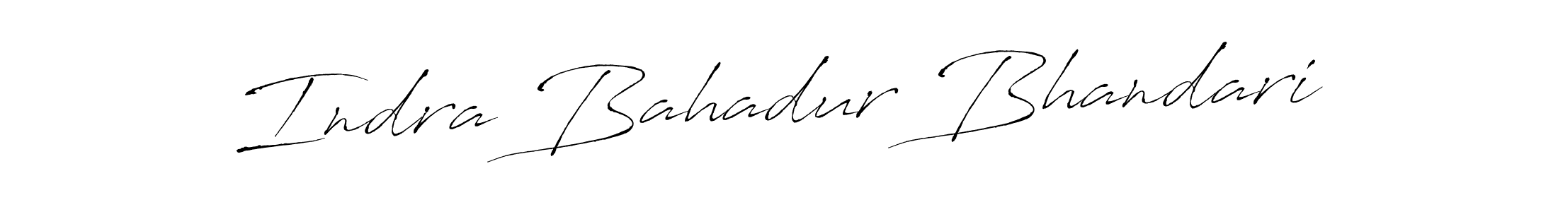 The best way (Antro_Vectra) to make a short signature is to pick only two or three words in your name. The name Indra Bahadur Bhandari include a total of six letters. For converting this name. Indra Bahadur Bhandari signature style 6 images and pictures png