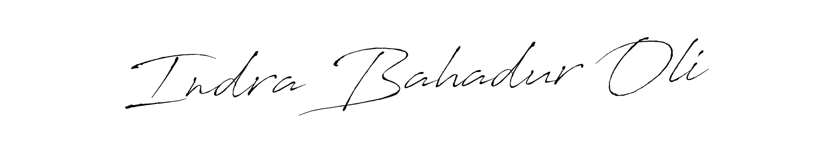 Also we have Indra Bahadur Oli name is the best signature style. Create professional handwritten signature collection using Antro_Vectra autograph style. Indra Bahadur Oli signature style 6 images and pictures png