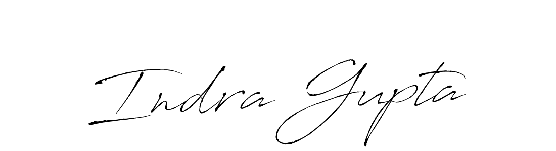 Design your own signature with our free online signature maker. With this signature software, you can create a handwritten (Antro_Vectra) signature for name Indra Gupta. Indra Gupta signature style 6 images and pictures png