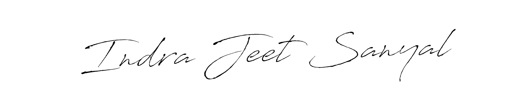 You should practise on your own different ways (Antro_Vectra) to write your name (Indra Jeet Sanyal) in signature. don't let someone else do it for you. Indra Jeet Sanyal signature style 6 images and pictures png