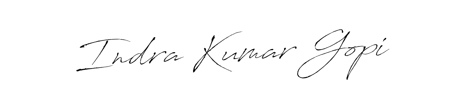 Make a beautiful signature design for name Indra Kumar Gopi. Use this online signature maker to create a handwritten signature for free. Indra Kumar Gopi signature style 6 images and pictures png