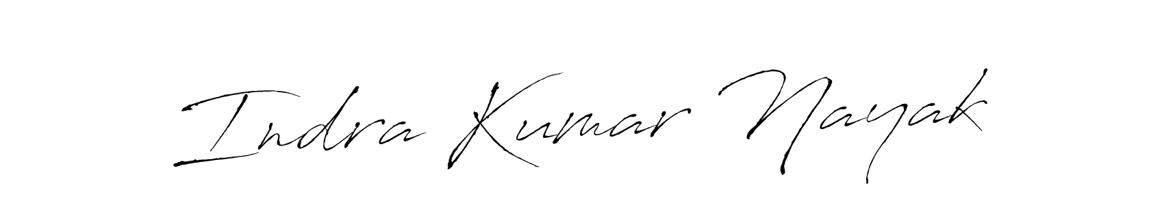 Design your own signature with our free online signature maker. With this signature software, you can create a handwritten (Antro_Vectra) signature for name Indra Kumar Nayak. Indra Kumar Nayak signature style 6 images and pictures png