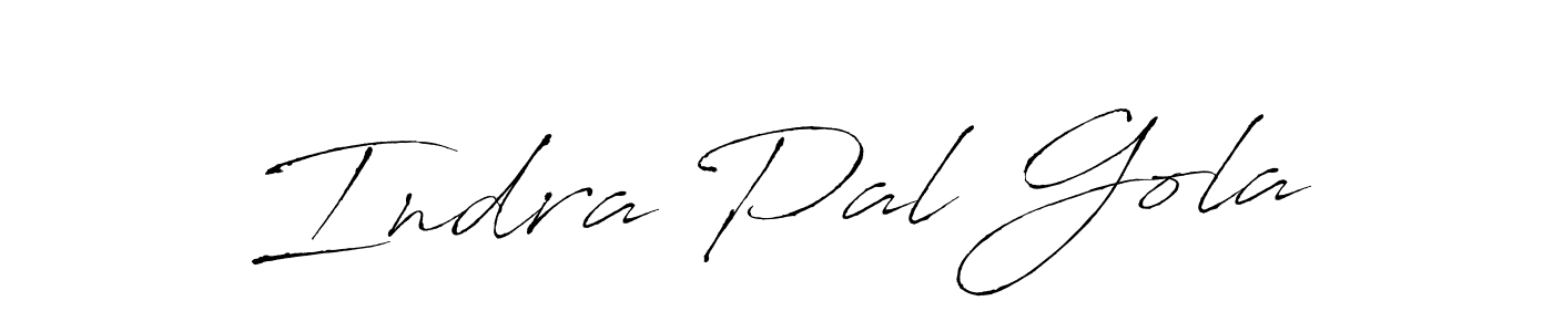 Also we have Indra Pal Gola name is the best signature style. Create professional handwritten signature collection using Antro_Vectra autograph style. Indra Pal Gola signature style 6 images and pictures png