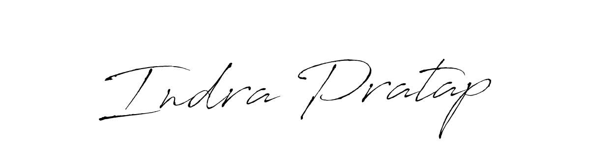 Make a beautiful signature design for name Indra Pratap. With this signature (Antro_Vectra) style, you can create a handwritten signature for free. Indra Pratap signature style 6 images and pictures png