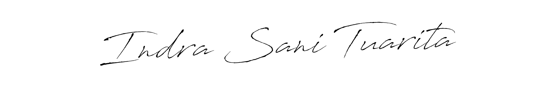 Make a beautiful signature design for name Indra Sani Tuarita. Use this online signature maker to create a handwritten signature for free. Indra Sani Tuarita signature style 6 images and pictures png