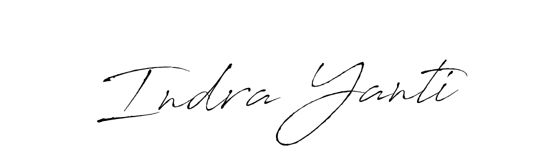 Also we have Indra Yanti name is the best signature style. Create professional handwritten signature collection using Antro_Vectra autograph style. Indra Yanti signature style 6 images and pictures png