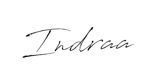 How to make Indraa name signature. Use Antro_Vectra style for creating short signs online. This is the latest handwritten sign. Indraa signature style 6 images and pictures png