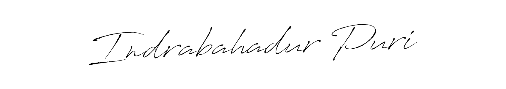 It looks lik you need a new signature style for name Indrabahadur Puri. Design unique handwritten (Antro_Vectra) signature with our free signature maker in just a few clicks. Indrabahadur Puri signature style 6 images and pictures png