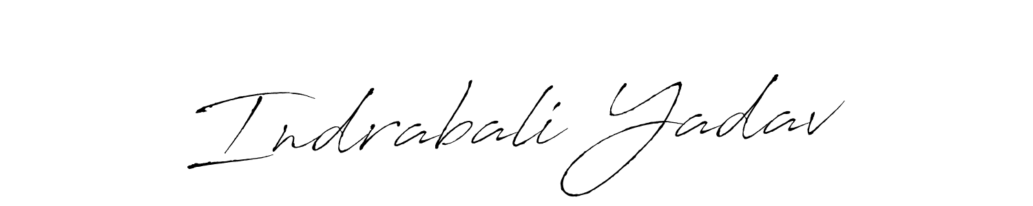 Also we have Indrabali Yadav name is the best signature style. Create professional handwritten signature collection using Antro_Vectra autograph style. Indrabali Yadav signature style 6 images and pictures png