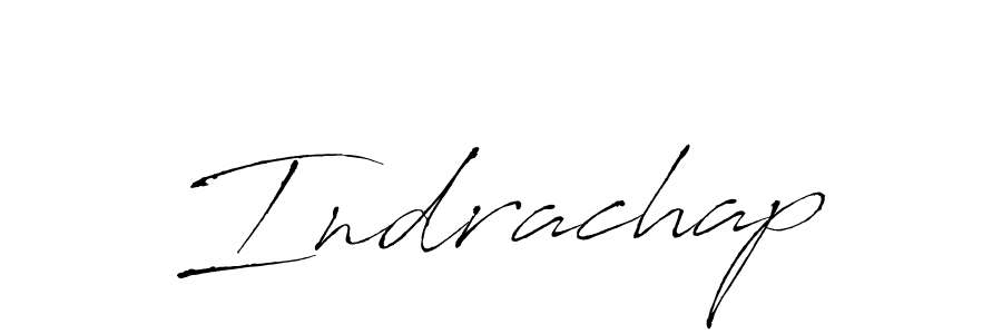 Design your own signature with our free online signature maker. With this signature software, you can create a handwritten (Antro_Vectra) signature for name Indrachap. Indrachap signature style 6 images and pictures png