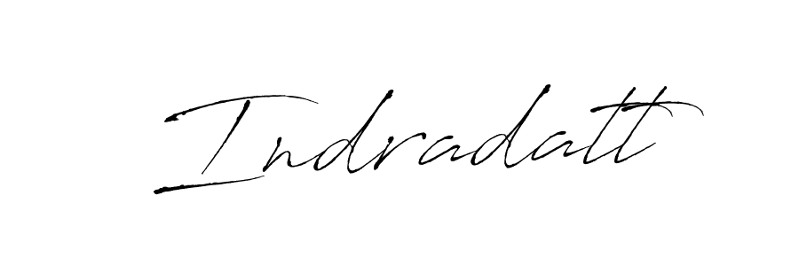 Also we have Indradatt name is the best signature style. Create professional handwritten signature collection using Antro_Vectra autograph style. Indradatt signature style 6 images and pictures png