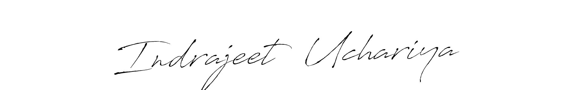 It looks lik you need a new signature style for name Indrajeet  Uchariya. Design unique handwritten (Antro_Vectra) signature with our free signature maker in just a few clicks. Indrajeet  Uchariya signature style 6 images and pictures png