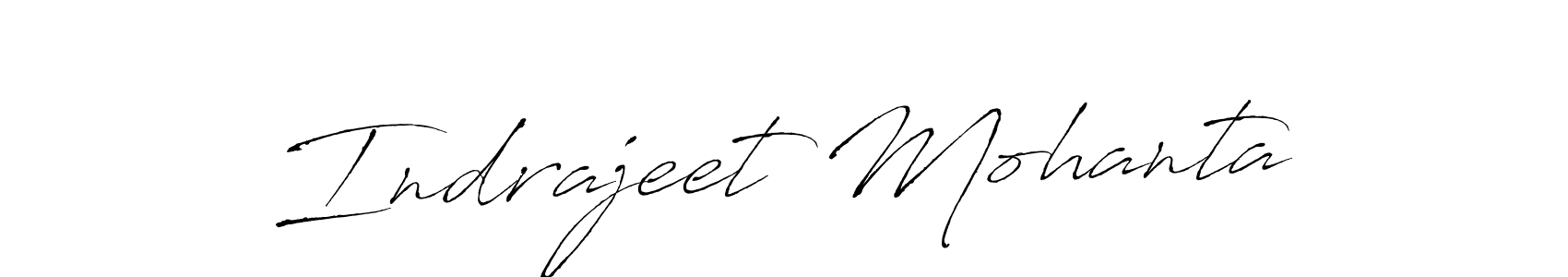 Use a signature maker to create a handwritten signature online. With this signature software, you can design (Antro_Vectra) your own signature for name Indrajeet Mohanta. Indrajeet Mohanta signature style 6 images and pictures png