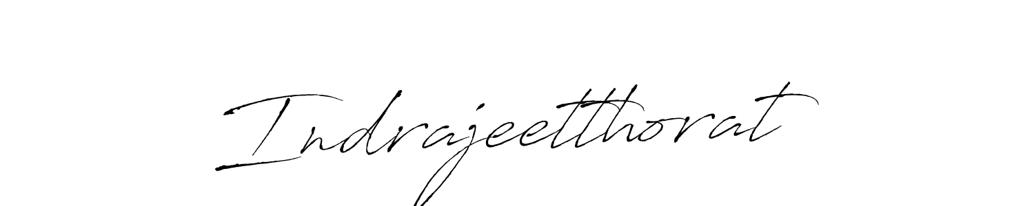 Create a beautiful signature design for name Indrajeetthorat. With this signature (Antro_Vectra) fonts, you can make a handwritten signature for free. Indrajeetthorat signature style 6 images and pictures png